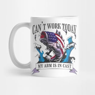 Cant Work Today Fish T Mug